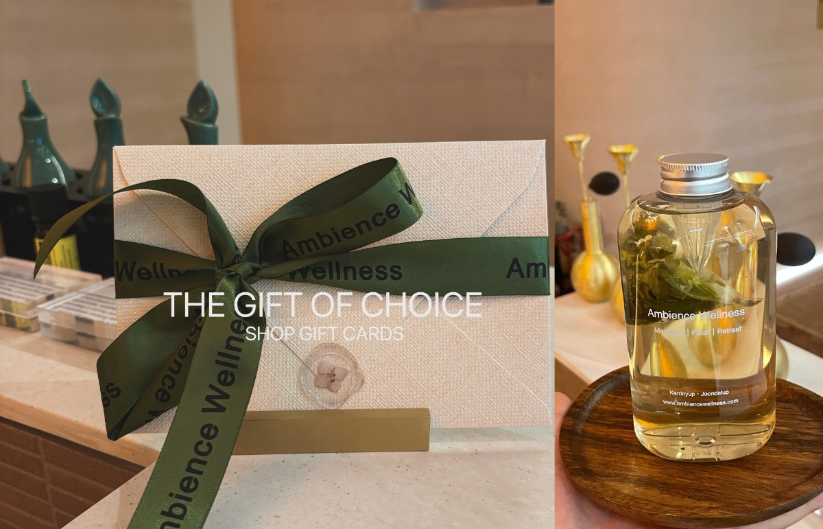 Ambience Wellness Gift Card Special: Receive a Free Take-Away Tea with Every Purchase!
