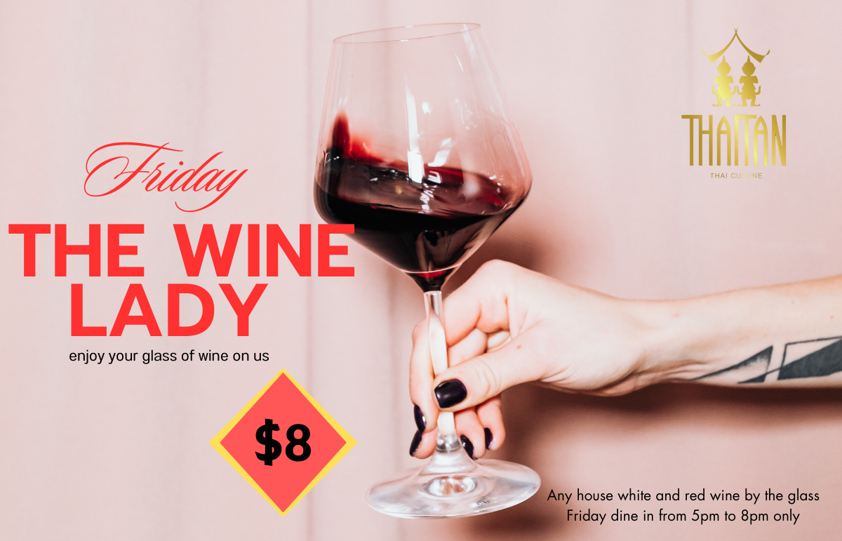 $8 any glass of wine by the glass